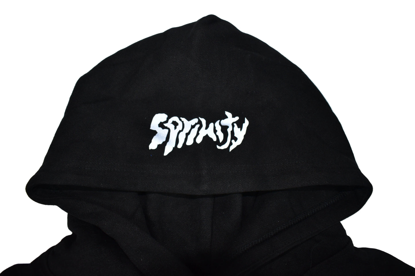 black reflective hoodie