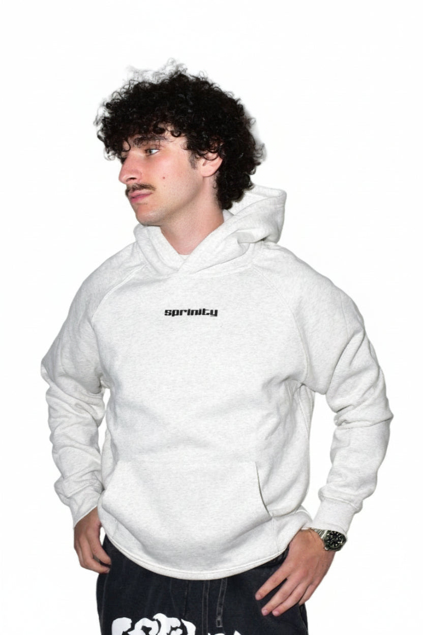 light grey reflective hoodie