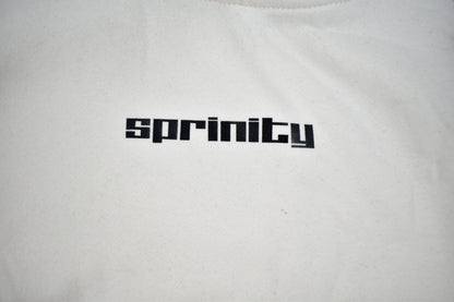 cream-white reflective hoodie