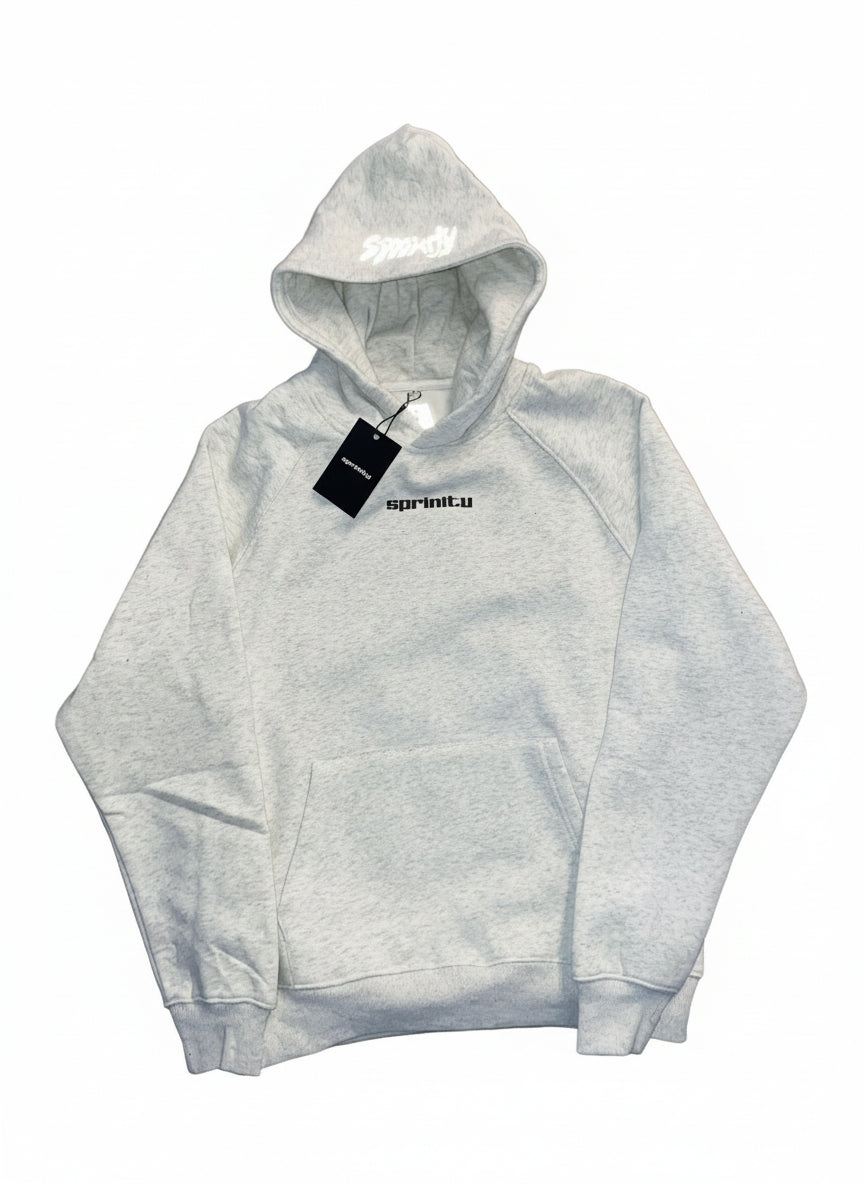 light grey reflective hoodie